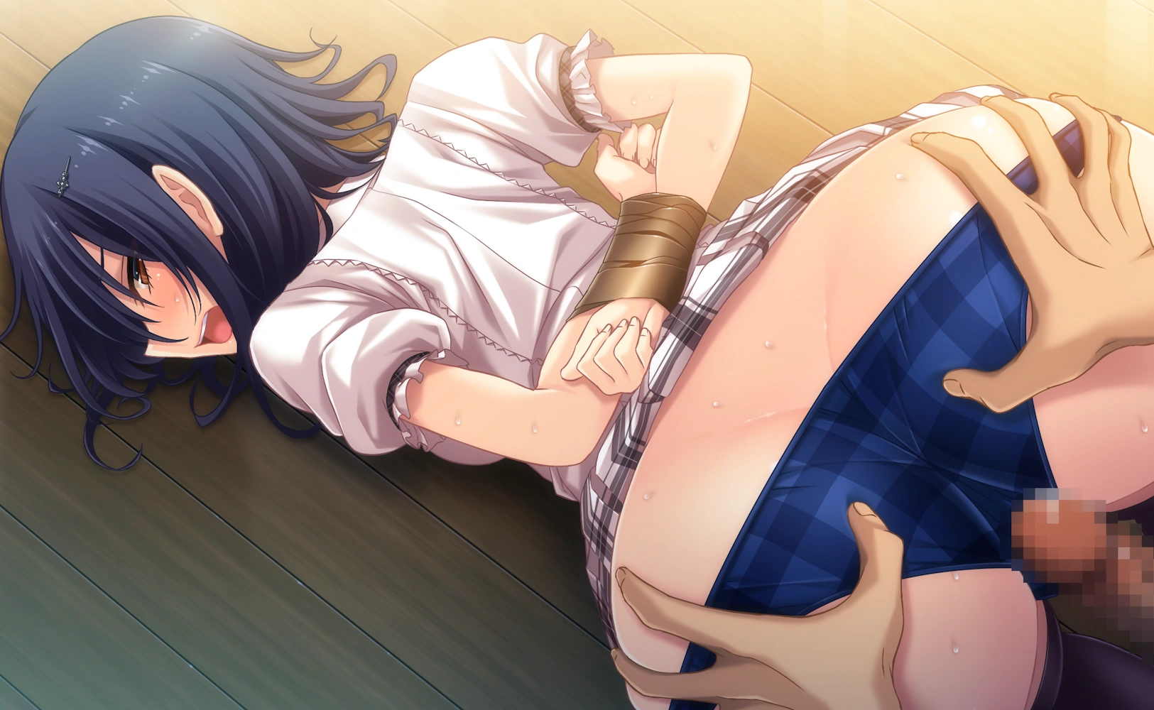 虜ノ鎖 〜処女たちを穢す淫らな楔〜 Guilty 生駒結衣 (cv.藤野むらさき) アダルト PCゲーム エロゲ 凌辱 レイプ 輪姦 乱交 アナル 二穴挿入 拘束 メイド 女子校生 処女 巨乳